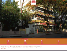Tablet Screenshot of hotelraviraj.com